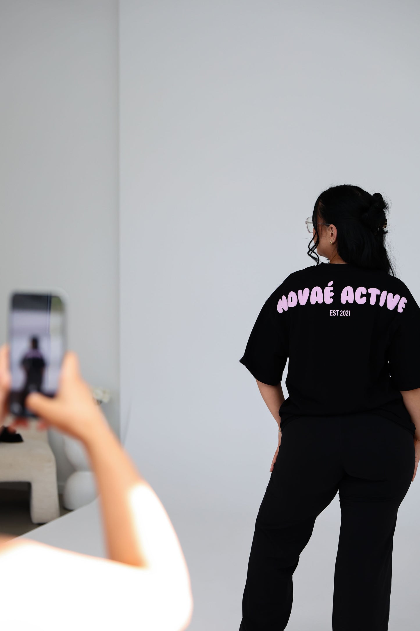 Pink Bubble Oversized tee