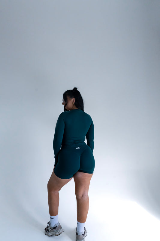 Long Sleeve Contour Top - Forest