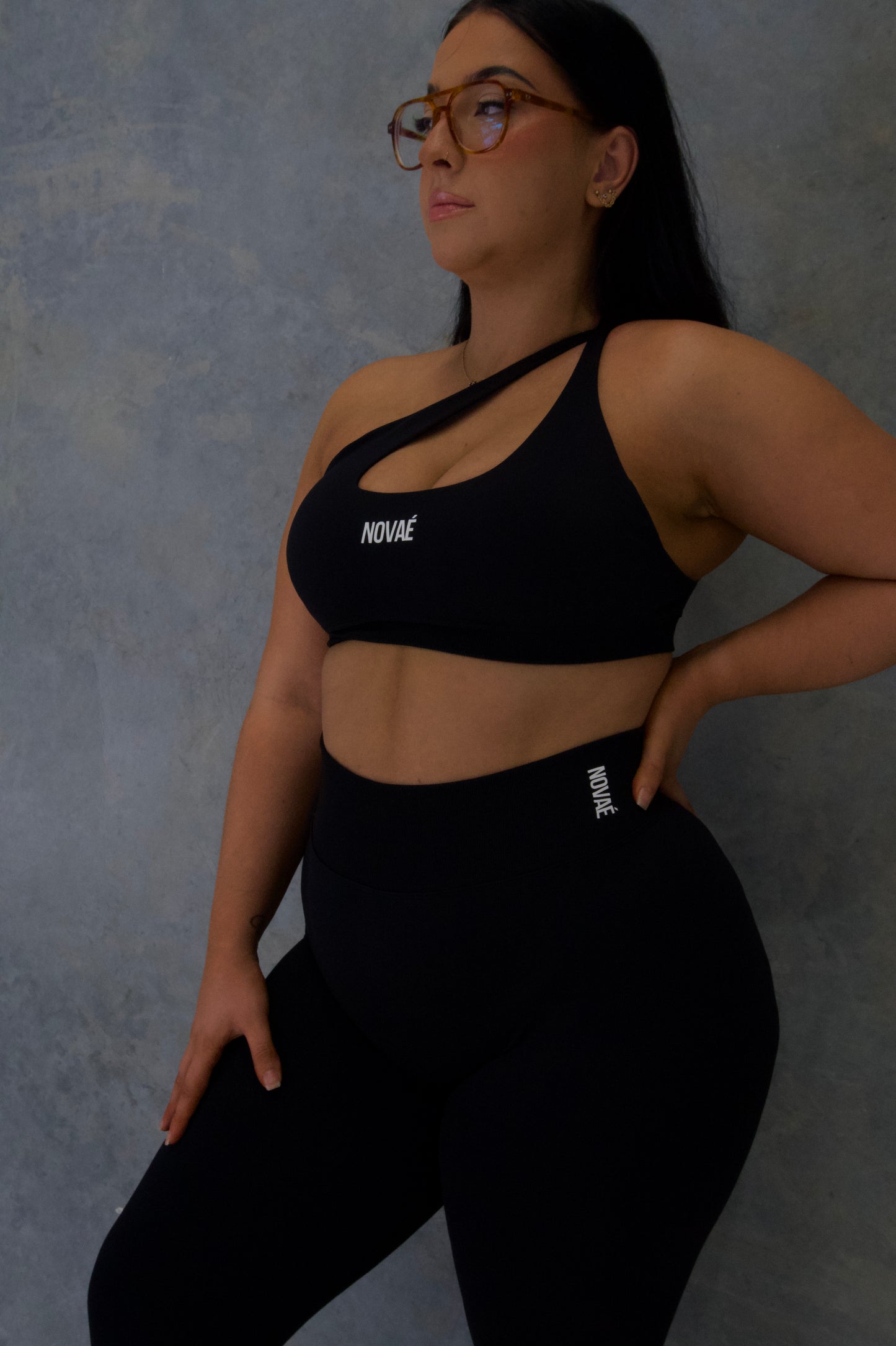 Vital Asym Bra - Black