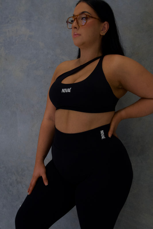 Vital Asym Bra - Black