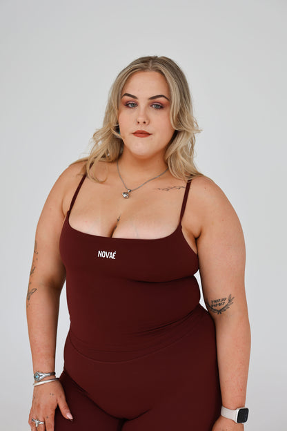 ESSNTL Singlet - Burgundy