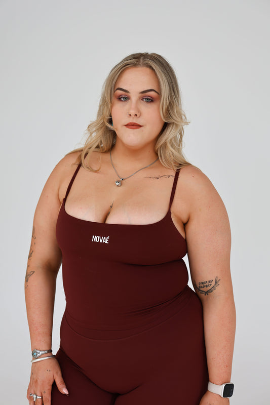 ESSNTL Singlet - Burgundy
