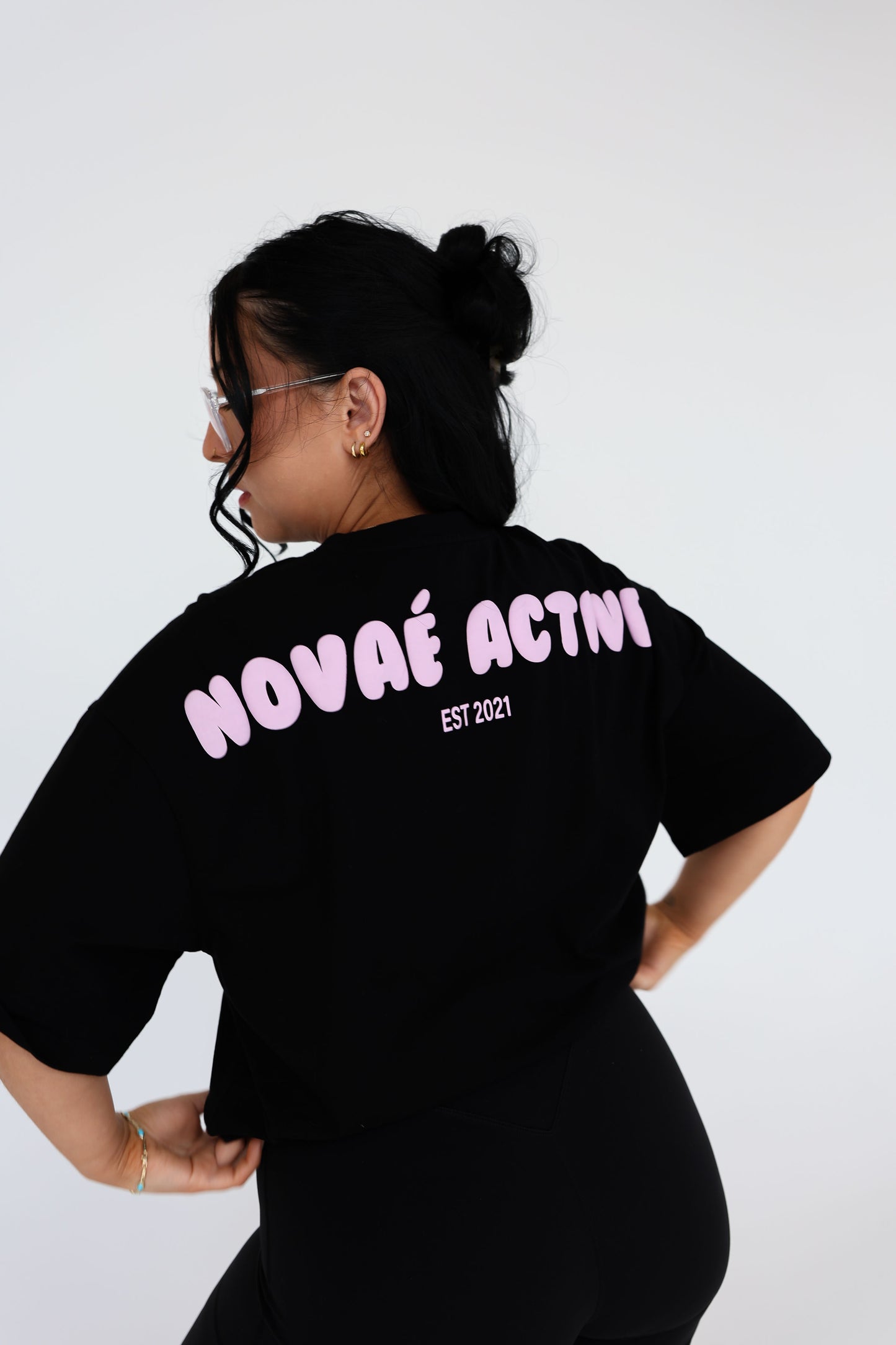 Pink Bubble Oversized tee