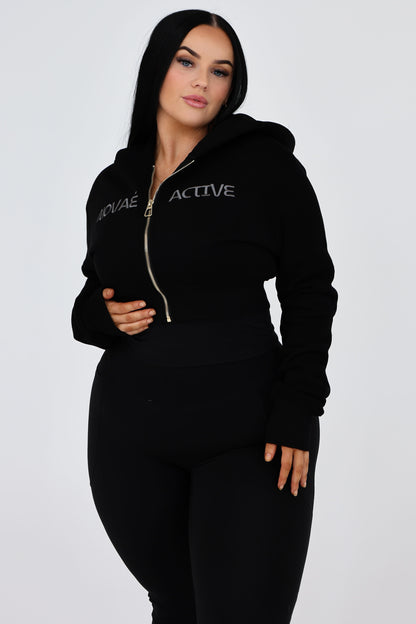 CMFRT Cropped Jacket - [OUT OF LINE LOGO]