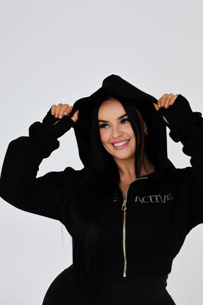 CMFRT Cropped Jacket - [OUT OF LINE LOGO]