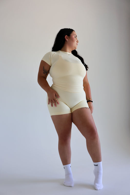 Contour Top - Butter Yellow