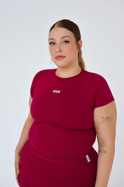 Contour Top - Wine