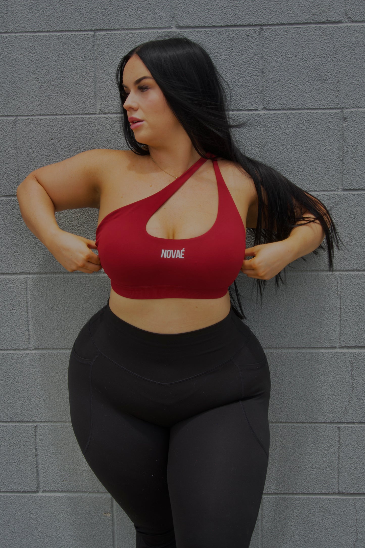 Vital Asym Bra - Red