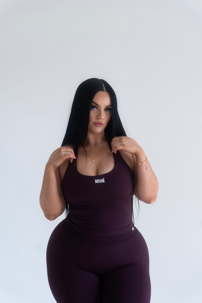 Vital Scoop Tank - Plum