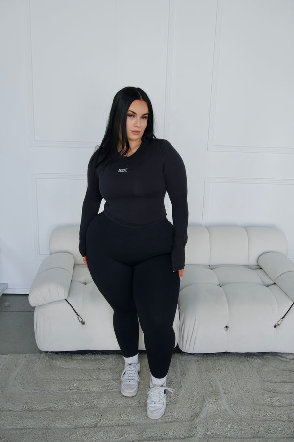 Lette Crop Long - Black