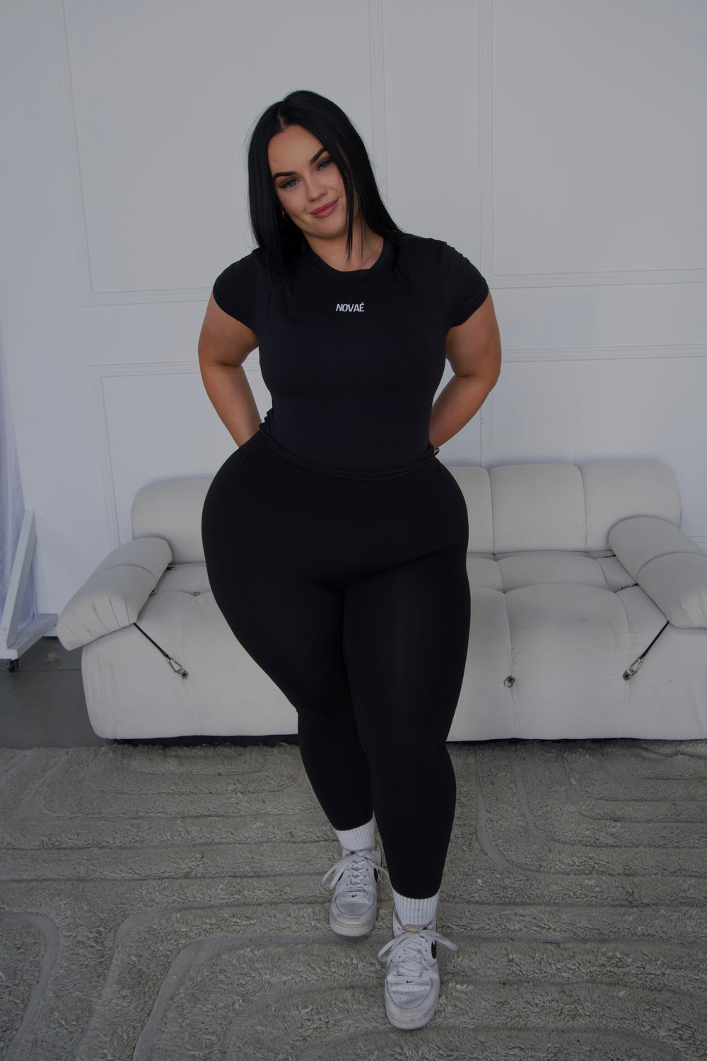 Lette Crop Short - Black