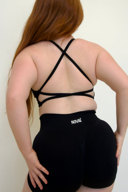 Vital Cross Bra - Black