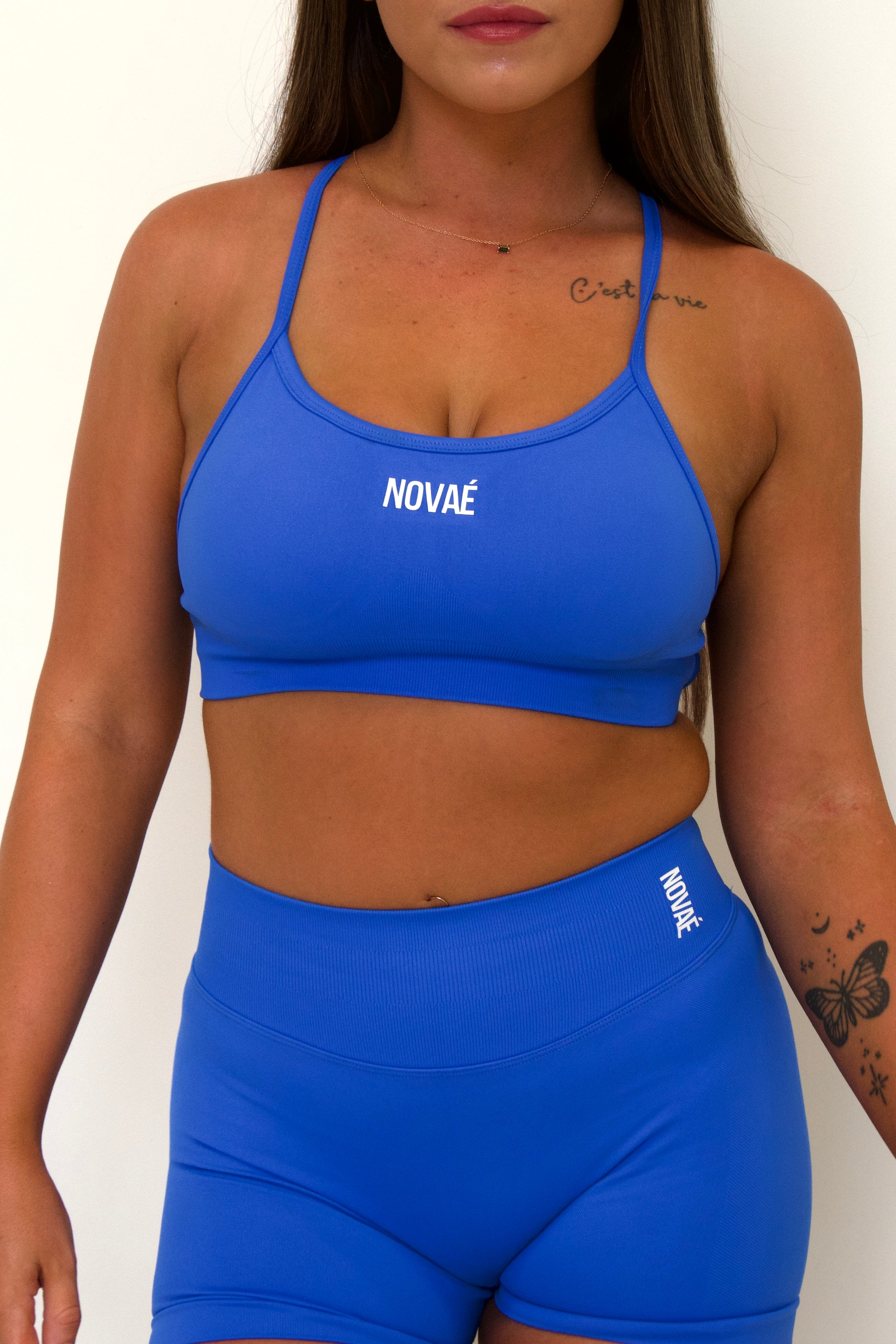 Vital Cross Bra - Blue