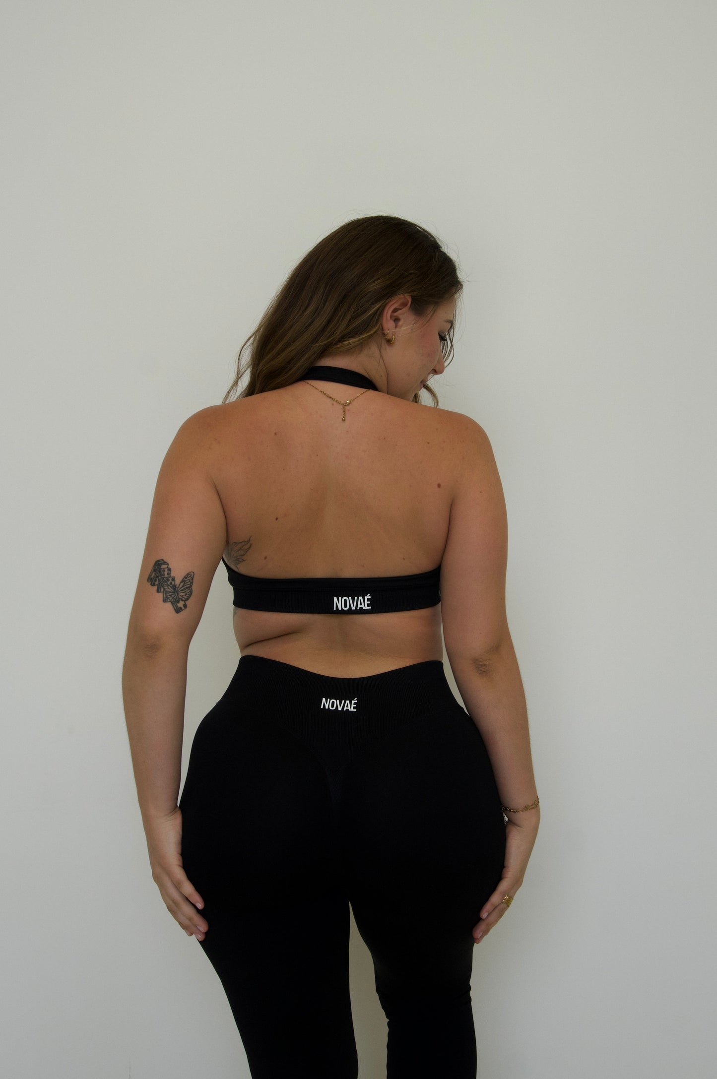 Vital Halter Bra - Black