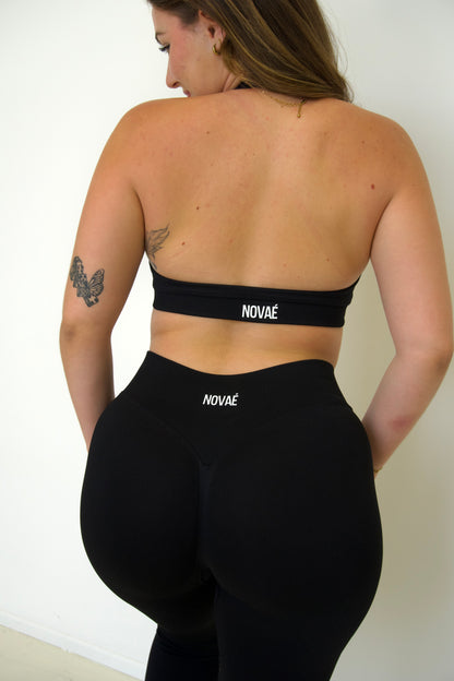 Vital Halter Bra - Black