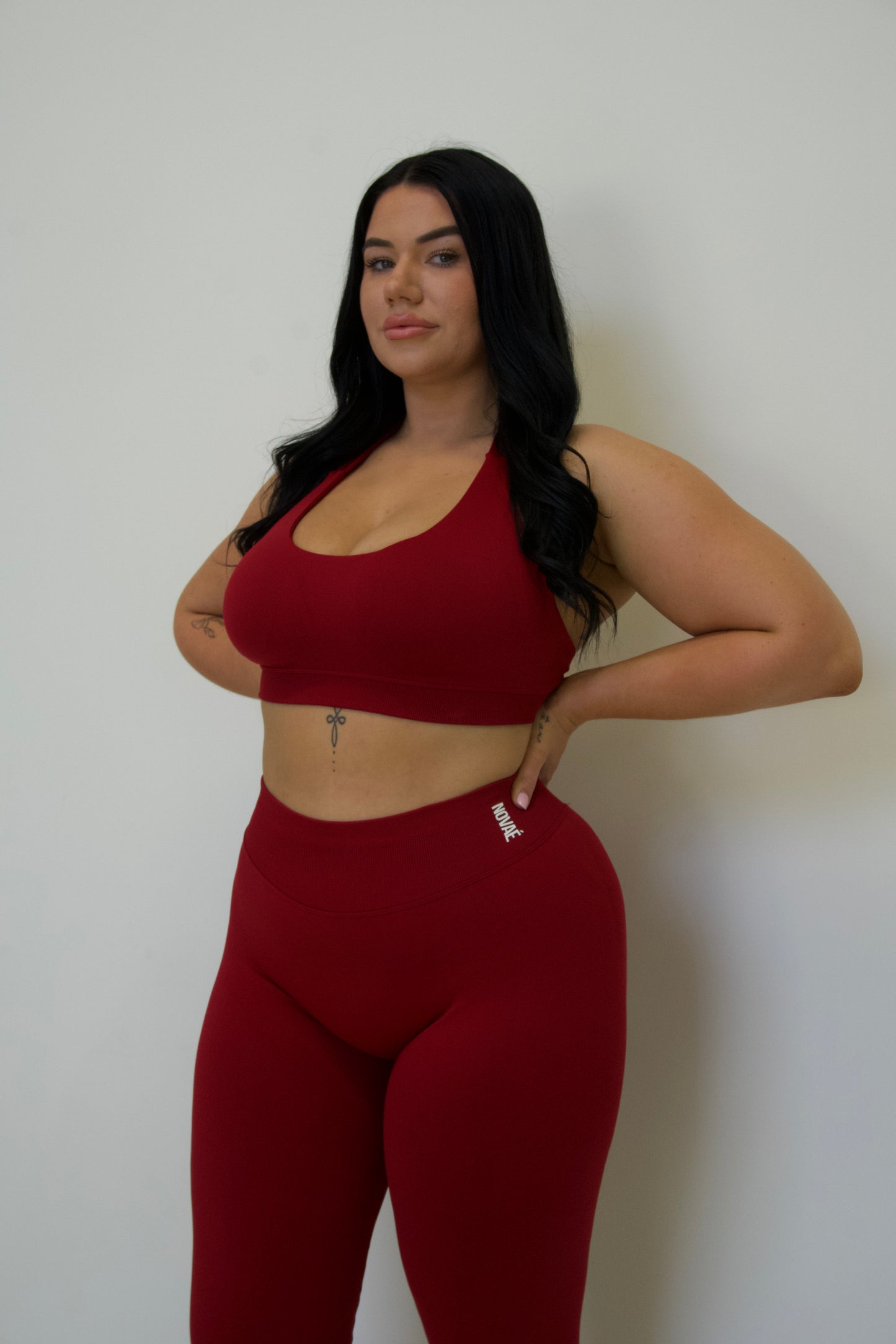 Vital Halter Bra - Red