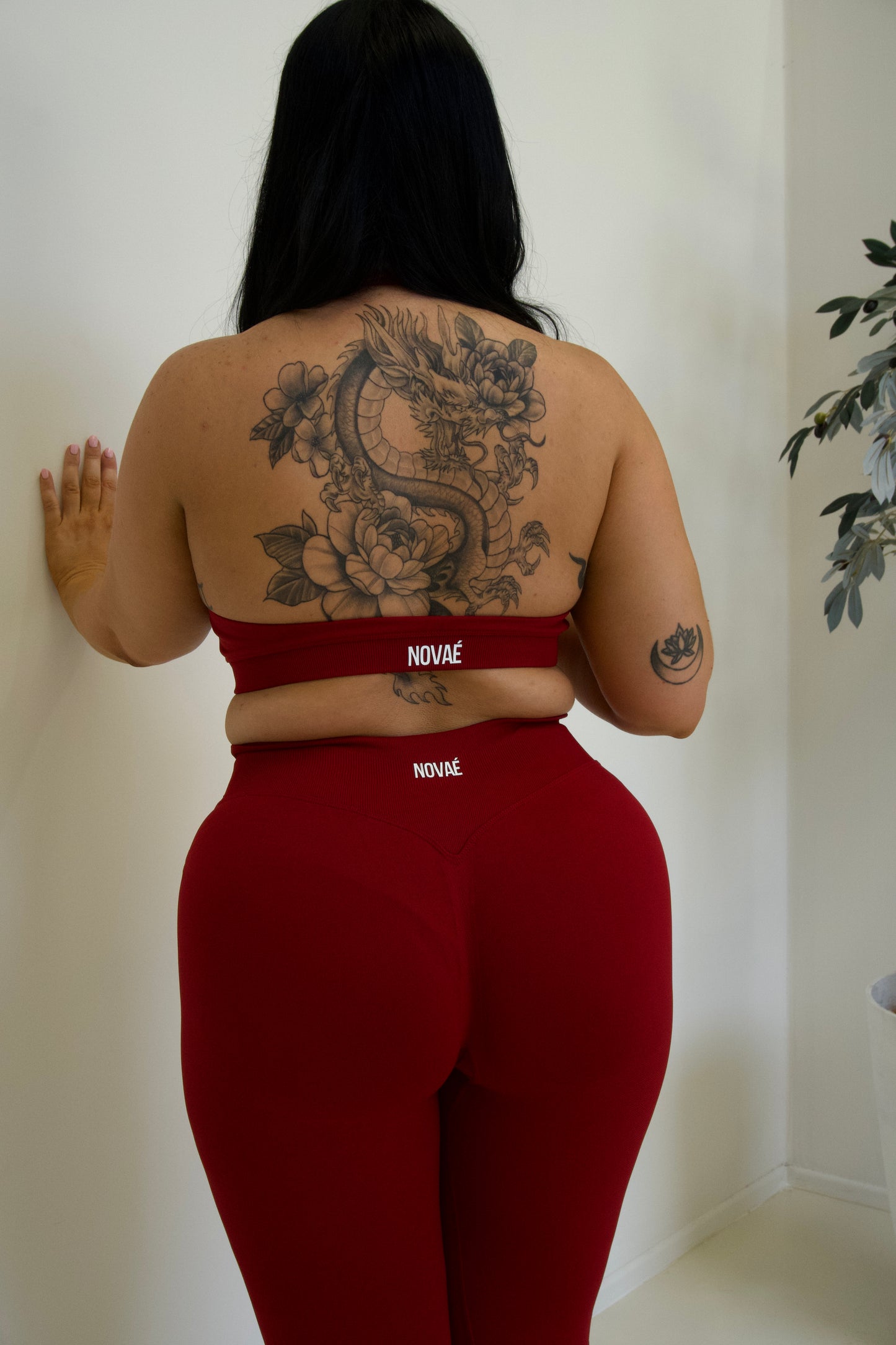 Vital Halter Bra - Red