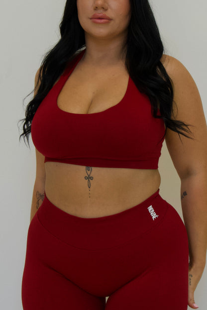 Vital Halter Bra - Red