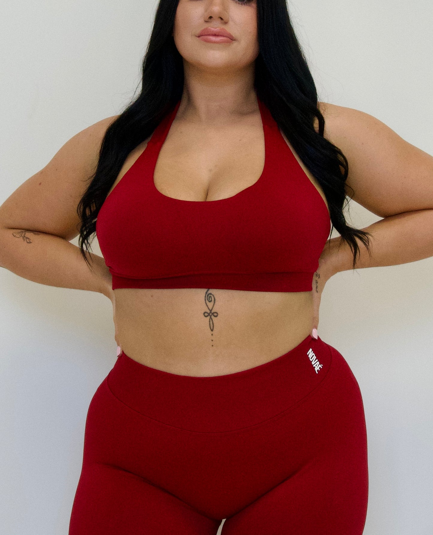 Vital Halter Bra - Red