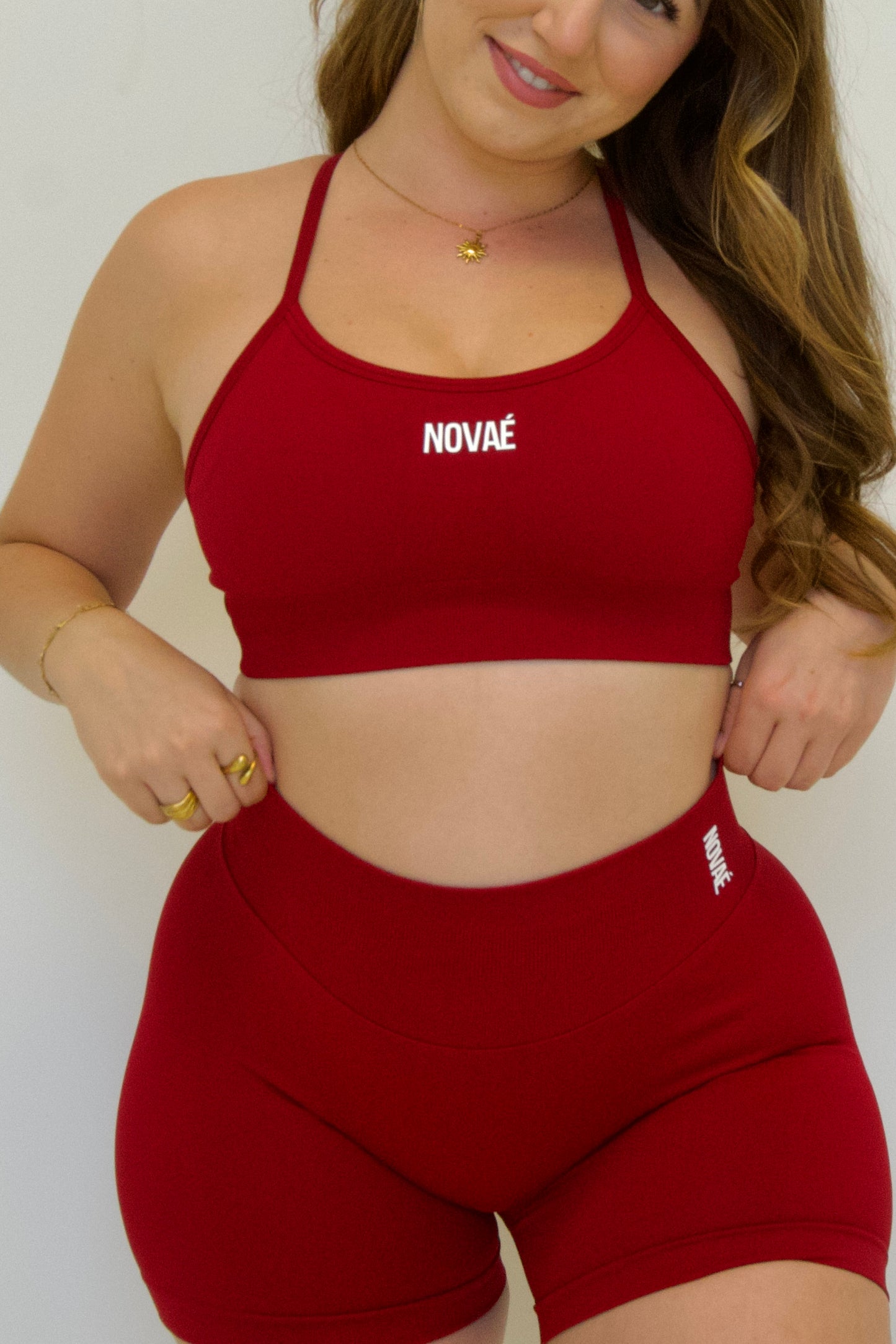 Vital Cross Bra - Red