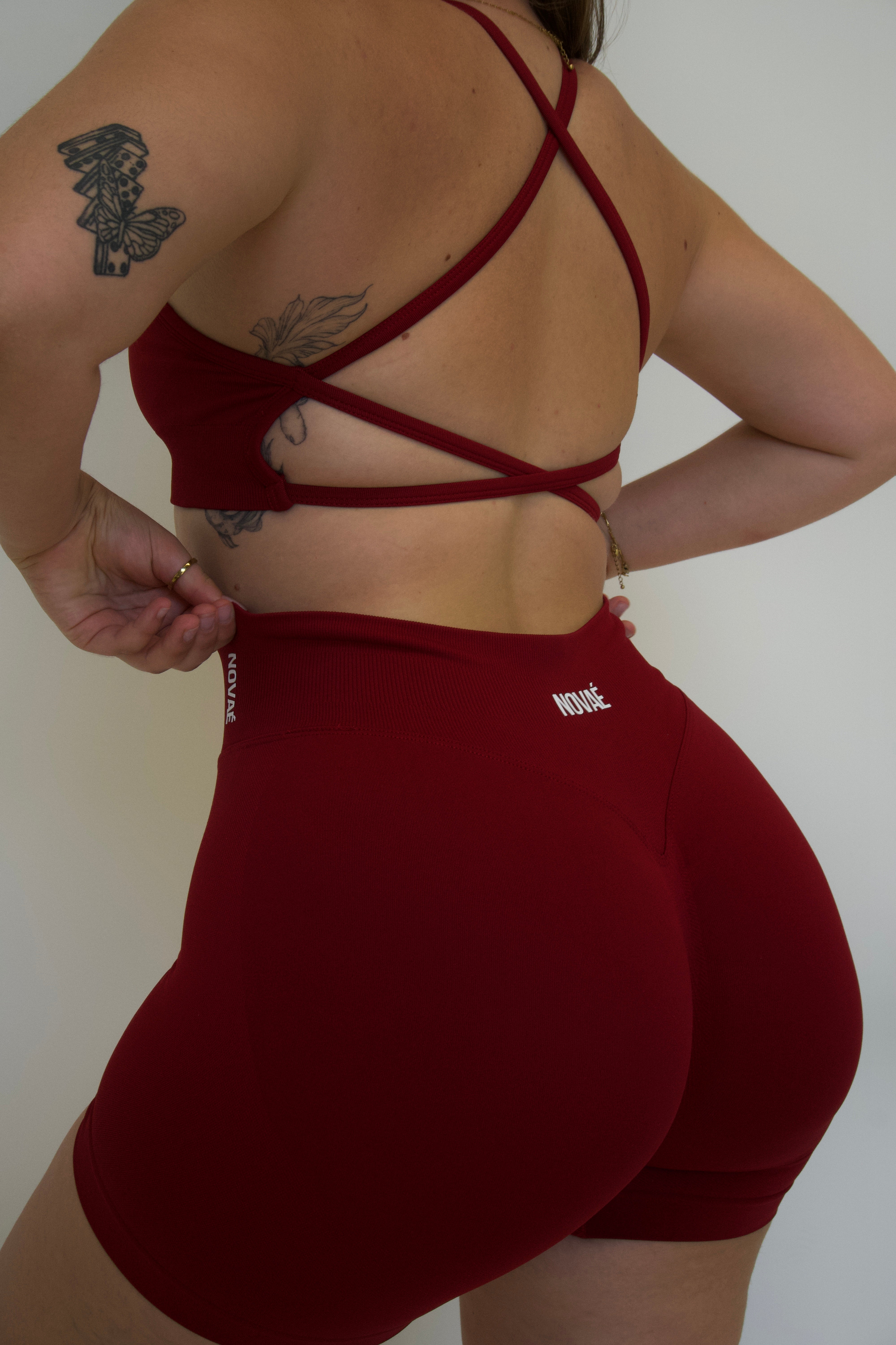 Vital Cross Bra - Red