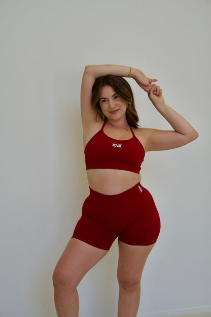 Vital Cross Bra - Red