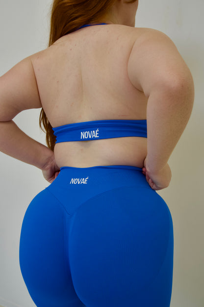 Vital Halter Bra - Blue