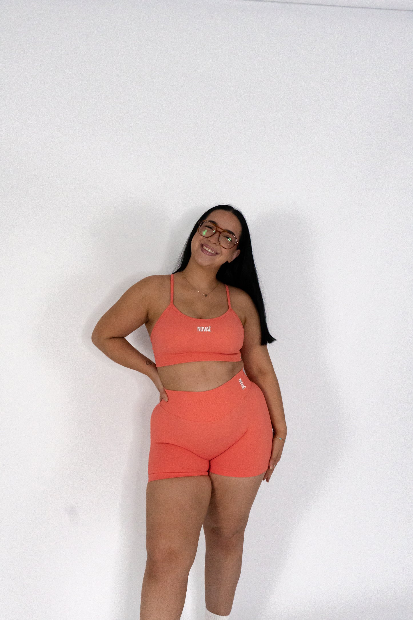 Vital Cross Bra - Coral