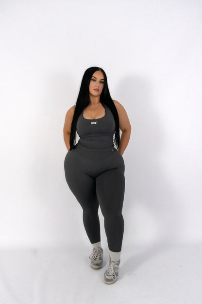 Vital Scoop Tank - Charcoal