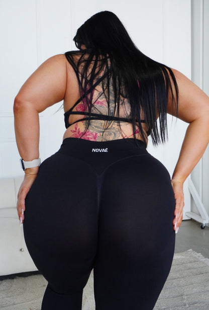 Vital Cross Bra - Black