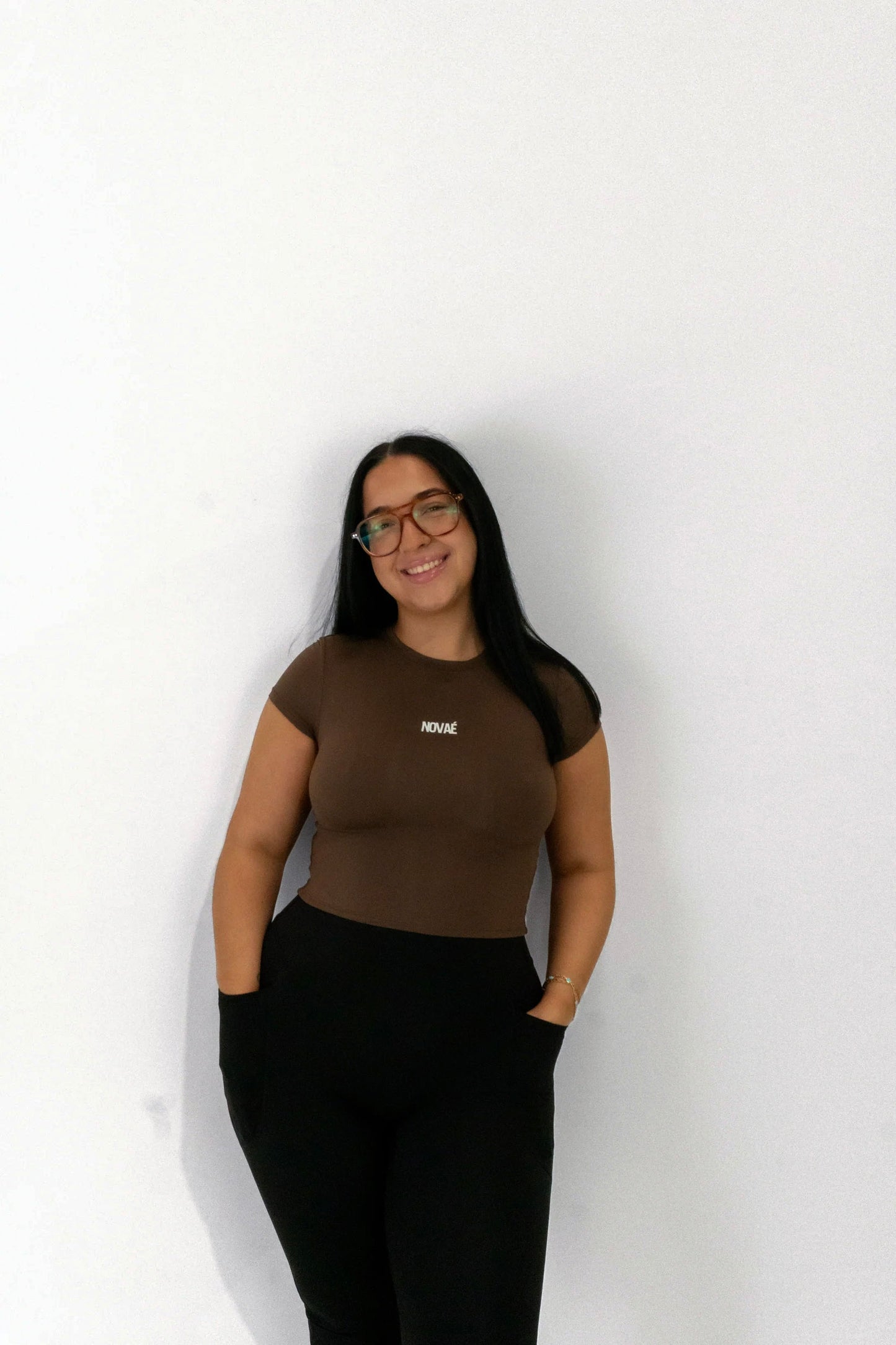 Lette Crop Short - Brown